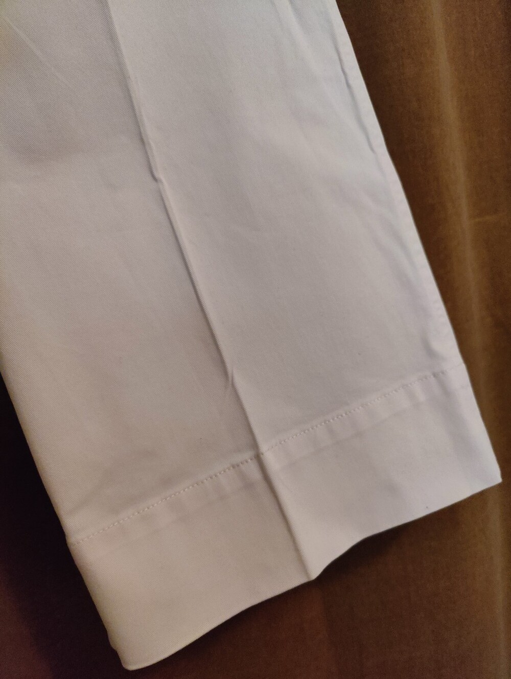 J. Crew Astrid Wide Leg Chino In Off White, Size M - Picture 3 of 10